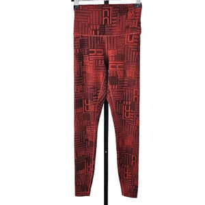 Lululemon Wunder Train Contour Fit High-Rise Tight  28" Size 4 Red Ombre Multi